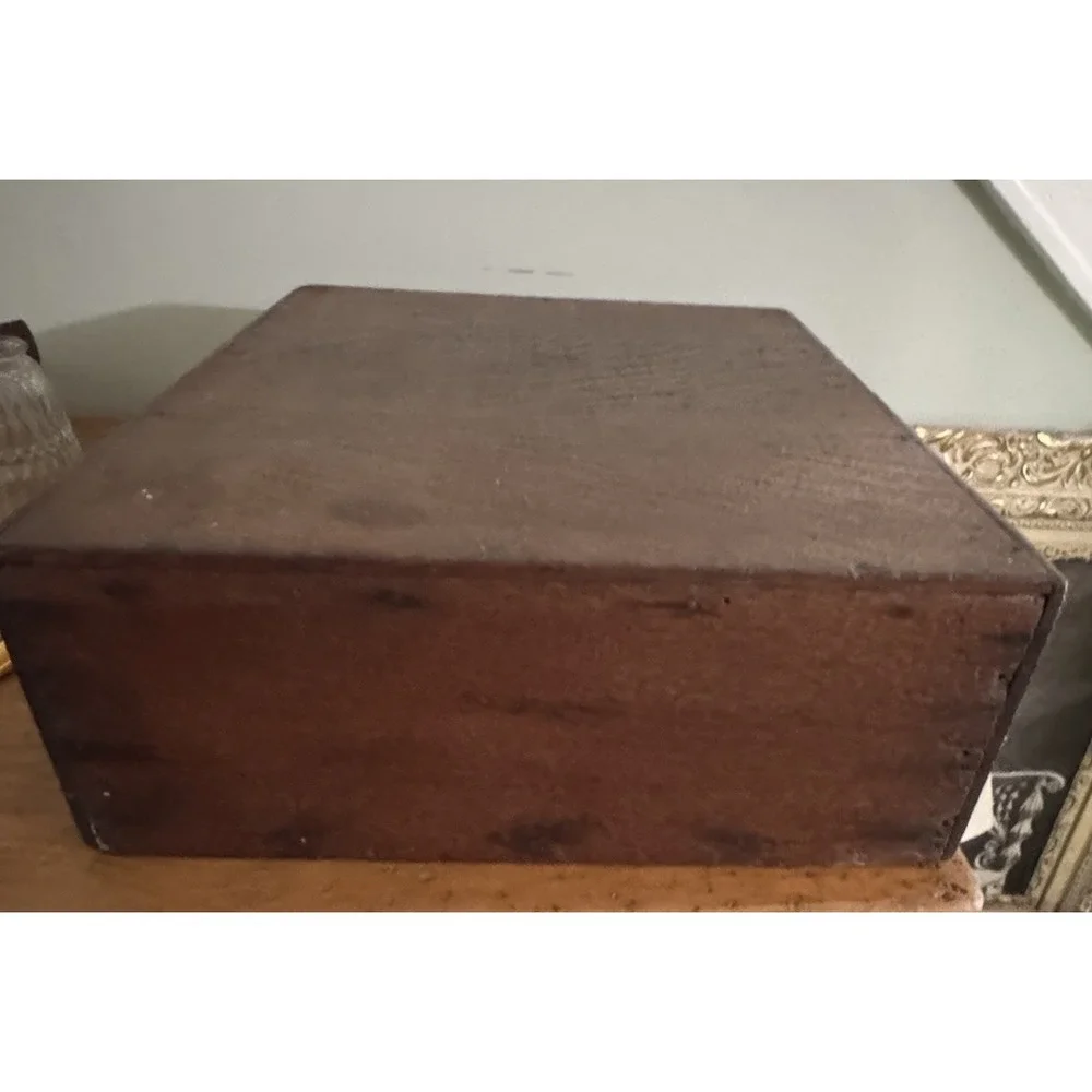 Antique Remington Rand Card Catalog 2 Drawer Library File Box Dovetail Oak